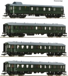 Roco 6200056 - H0 - 4-tlg. Set Zwickauer Traditionszug, DR, Ep. IV - Set 1